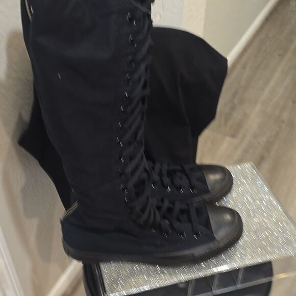 Converse Chuck Taylor All Star XXHi Lace-Up Sneakers- Black - Picture 13 of 14